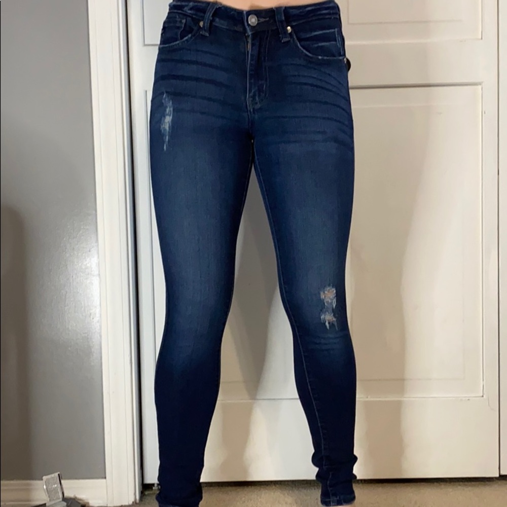 KanCan dark washed jeans